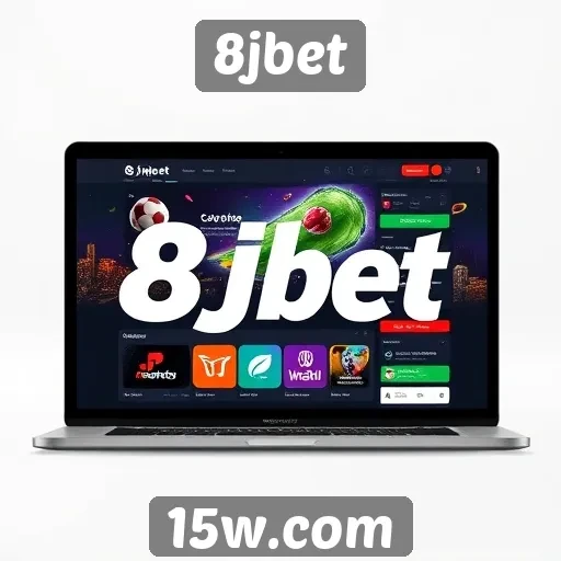 Facilidade de navegação e design do site 8jbet